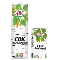 Сок АВС Березовый 1л*12